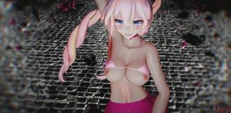 MMD虚拟歌姬Luka极致性感舞动，巨乳颤抖骚浪诱惑，欲罢不能！3D