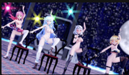  【14Rollin】学生痴女KazuNishi MMD 被4个已婚大叔轮番调教 